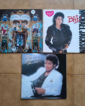3 Lp MICHAEL JACKSON dischi vinile originali
