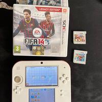 Nintendo 2ds con giochi e custodia
