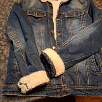 Giubbotto jeans imbottito 