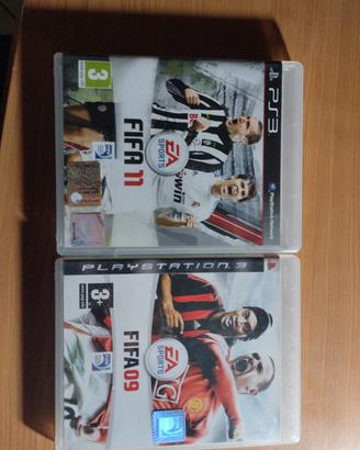 fifa 11 e fifa 9 per ps3