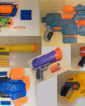 NERF pistole giocattolo HASBRO LOTTO 