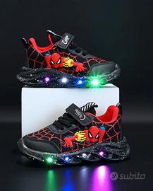 Scarpe luminose SpiderMan