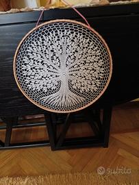 albero della vita con uncinetto 
