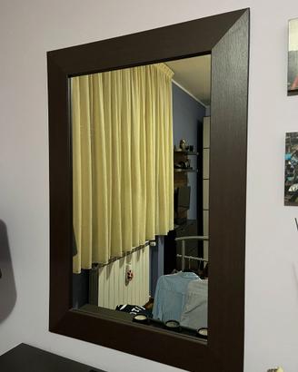 Specchio Cornice Wengè 120x80