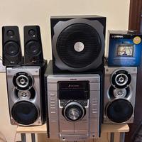 Stereo con casse e subwoofer