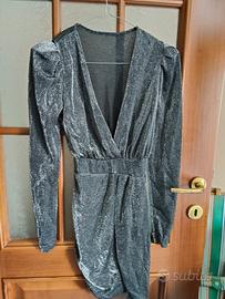 vestito elegante donna con brillantini 