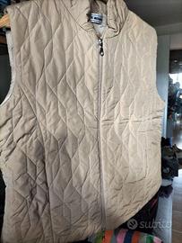 Gilet/smanicato trapuntato leggero, autunno beige
