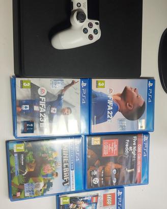 PlayStation 4+Cavi+Controller originale+5 giochi