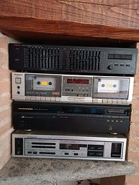 Impianto stereo anni 80