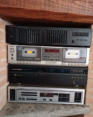 Impianto stereo anni 80
