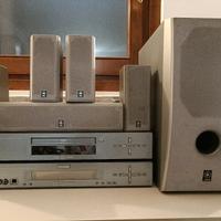 Sistema home theater + lettore DVD/CD Yamaha 