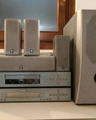Sistema home theater + lettore DVD/CD Yamaha 
