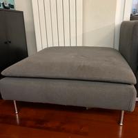 Pouf ikea Soderham grigio scuro