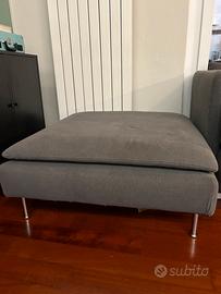 Pouf ikea Soderham grigio scuro