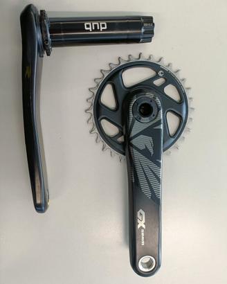 Sram GX Eagle Guarnitura 175mm DUB - Nero