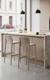 Set 2 Sgabelli KATE SCAB DESIGN H65 Tortora