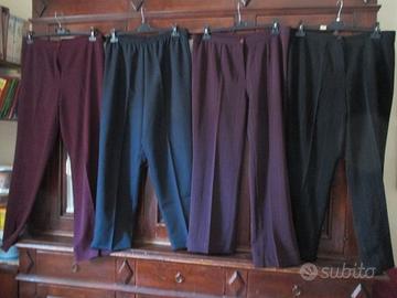 N. 4 pantaloni invernali x donna tg. 54 (E 5 cad.)