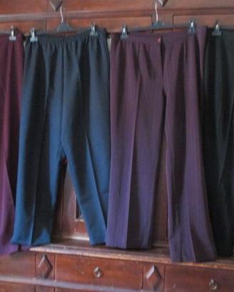 N. 4 pantaloni invernali x donna tg. 54 (E 5 cad.)