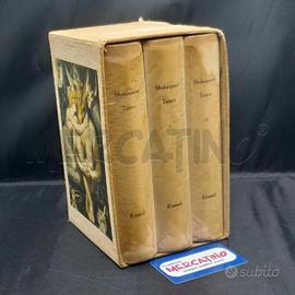 SHAKESPEARE TEATRO EINAUDI 1960 TRE VOLUMI