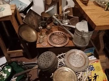 oggetti vintage rame e ottone 