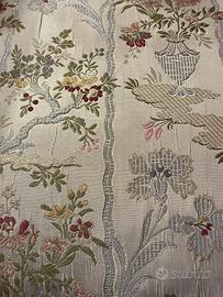 Poltrona stile luigi xvi - seta di san leucio