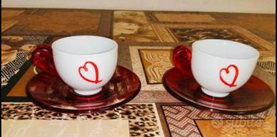 Coppia di tazzine ” Love” FAI LA TUA OFFERT!