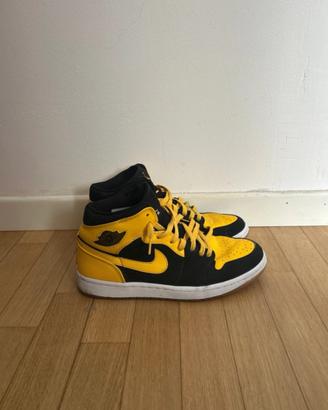 jordan 1 mid gialle nere