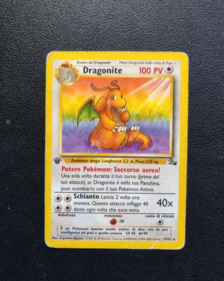 Dragonite Fossil Prima Edizione - Carte Pokemon 
