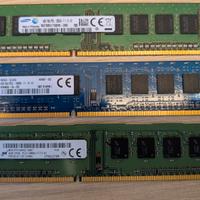 RAM 1Rx8 PC3-12800U moduli da 4GB