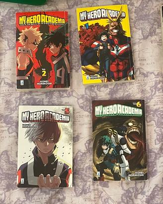 Manga my hero academia e Naruto