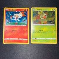 Scorbunny e Grookey Holo Spada e Scudo 30 e 10