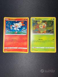 Scorbunny e Grookey Holo Spada e Scudo 30 e 10