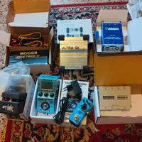 D.I. box, pedali per chitarre o tastiere ecc.