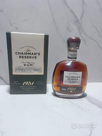 Chairman’s rum reserve 1931
