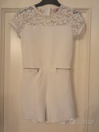 Completo elegante bianco tg. 9 - 11 anni bimba