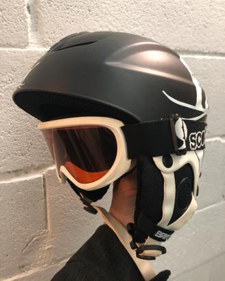Casco sci junior con maschera
