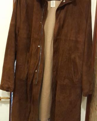 Cappotto pelle cashmire Loro Piana