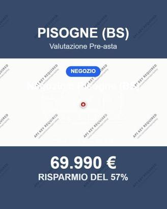 Immobile in asta di 294 m² a Pisogne