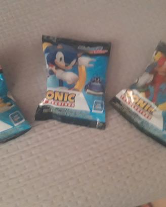Lotto 3 cars Sonic  Tails Knuckles gadget Eurospin
