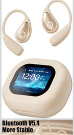 AI Cuffie Traduzione Simultanea, Auricolari LCD