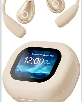 AI Cuffie Traduzione Simultanea, Auricolari LCD