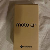 Motorola G15 nuovo