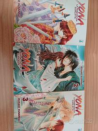 Primi tre manga di "Yona, la principessa scarlatta
