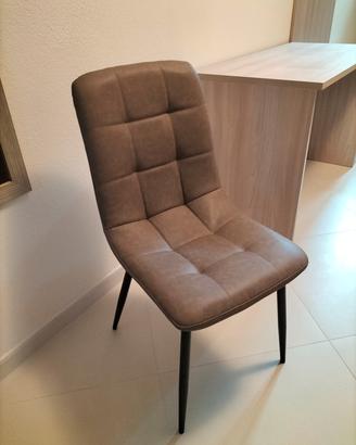 sedia monaco colore grigio