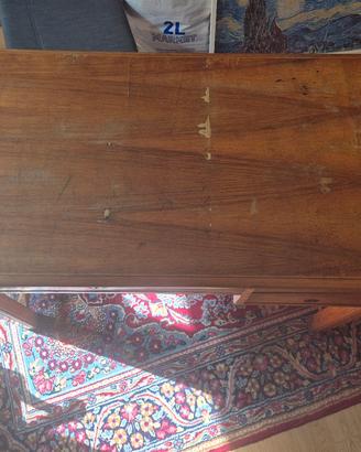 Scrivania scrittoio in legno con 3 cassetti