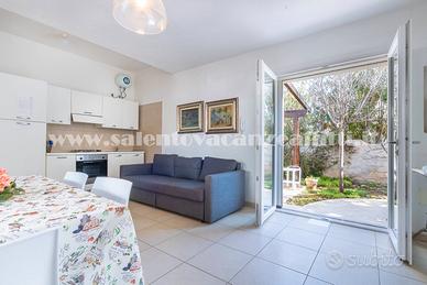 150m spiaggia baia verde villa 6p con giardino