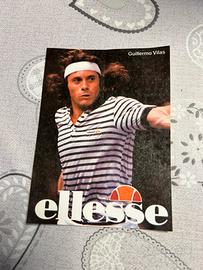 Adesivo Ellesse del tennis con Guillermo Villas