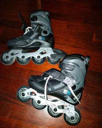 Pattini in linea regolabili 34-37