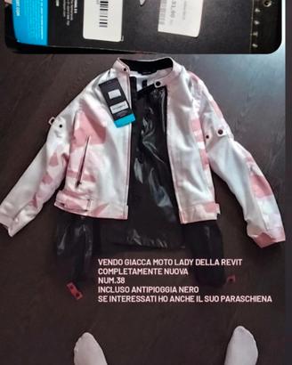 Rev'it giacca moto donna n.38 NUOVA