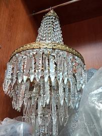 lampadario impero restaurato 